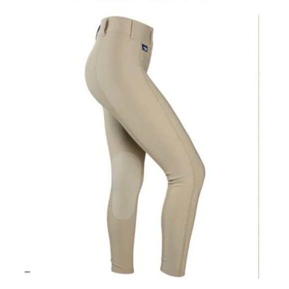 Irideon Tan Issential Mid Rise Knee Patch Riding Tights - Size Small Regular - Picture 3 of 6